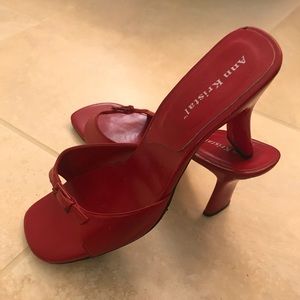 Ann Kristal Red Heels - size 7